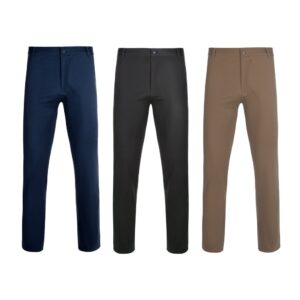 VL VISHNU. Unisex Stretch-Chinohose (260g/m²), aus Baumwolle (98%) und Elastan (2%)