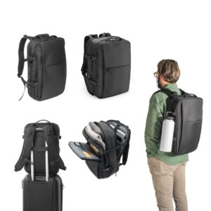 DALLAS. Hochverdichteter Reiserucksack aus recyceltem 600D-Polyester für 17.3"-Laptop