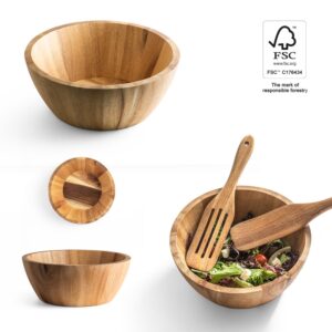 SAGE. Salatschüssel aus Cassiaholz