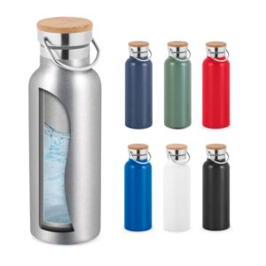 RAGNAR. Trinkflasche aus Edelstahl (36% recycelt) (570 mL), doppelwandig und vakuumisoliert